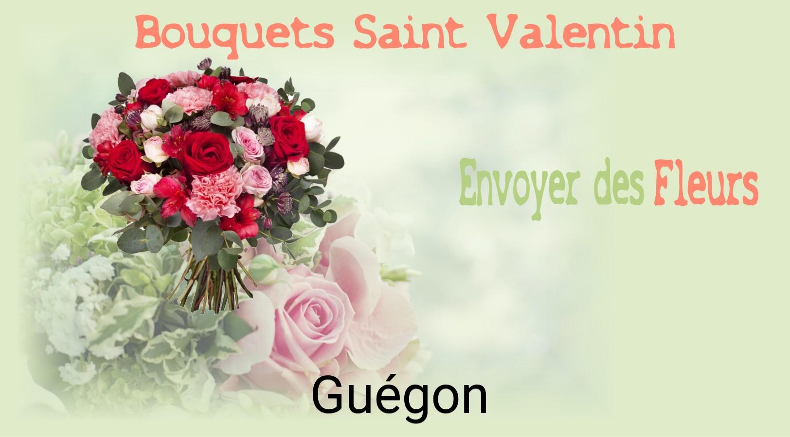 Roses de Saint-Valentin livrées à Guégon